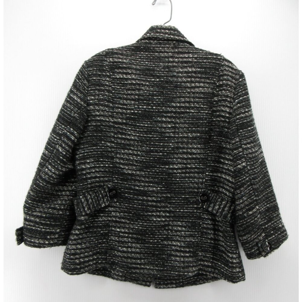 Travel Smith Jacket 10 Tweed Blazer Button Down Textured Boucle Lined - Picture 6 of 10